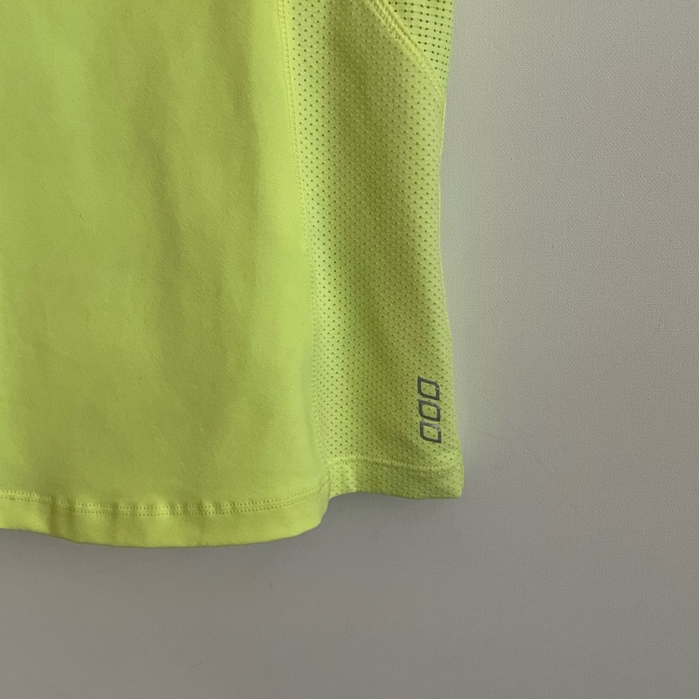 Lorna Jane Fluorescent Yellow Racerback Athletic Tank Top Size L - Picture 8 of 13